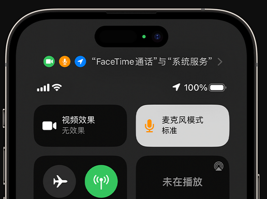 织金苹果授权维修网点分享iPhone在通话时让你的声音更清晰 