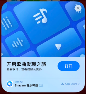 织金苹果14维修站分享iPhone14音乐识别功能使用方法 