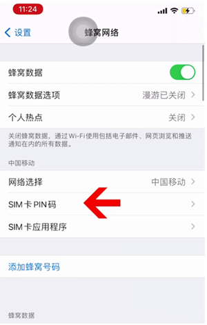 织金苹果14维修网分享如何给iPhone14的SIM卡设置密码 