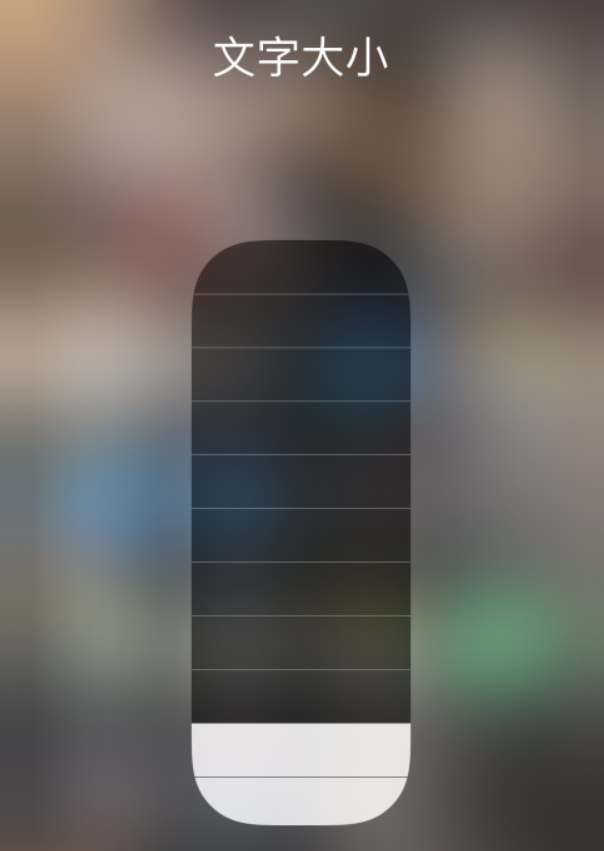 织金苹果手机维修分享小技巧：在 iPhone 控制中心快速调节字体大小 