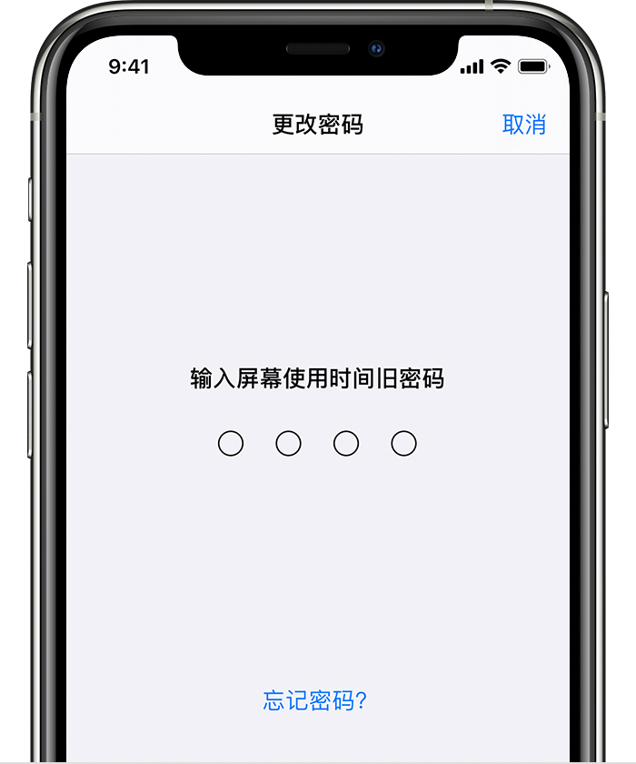 织金苹果手机维修分享iOS 14 忘记屏幕使用时间密码怎么办 